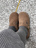 西遇厚底勃肯鞋女2025春季新款舒适休闲小皮鞋一脚蹬单鞋 卡其色 36 实拍图