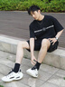 LOXKI（洛克斯基）Alpha洞洞鞋夏季户外运动凉鞋厚底洞洞鞋男女同款 彩云白+鞋花 45 实拍图