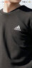 阿迪达斯 （adidas） 运动套装男秋冬季款户外简约圆领卫衣套头衫宽松运动长裤 两件套 黑色经典 简约时尚/两件 M/175 实拍图