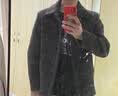 花花公子（PLAYBOY）时尚夹克男士加厚外套秋冬装夹棉潮流短款上衣纯色休闲百搭男装 军绿 M 实拍图