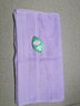洁丽雅（Grace） 纯棉毛巾 柔软吸水新疆棉成人男女情侣面巾儿童学生宿舍洗脸毛巾 紫色1条 1条 50g 50-110g 实拍图