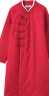 【商场同款】美标女士三层加厚夹棉睡袍本命年红色新款保暖浴袍中国风复古刺绣家居服 大红（咖啡碳夹棉） XL(170/92B) 晒单实拍图