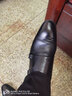 【发顺丰空运】上顿丹尼孟克鞋搭扣僧侣商务正装皮鞋男士真皮英伦套脚头层牛皮大码小码隐形内增高结婚鞋 黑色 42 实拍图