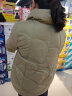 衣典零一（LEDIALYI）轻薄羽绒服女短款2023冬季女装新款中年小个子韩版白鸭绒加厚外套 卡其色 XL（推荐125-135斤） 晒单实拍图