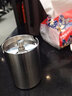 B&y 小号车载烟灰缸 不锈钢带盖烟缸 宝马大众传奇通用款 汽车用个性 砂光款 实拍图