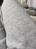 洛琦贝裤子男纯色运动卫裤九分束脚休闲男裤青少年百搭韩版潮流宽松抽绳纯色直筒阔腿裤男装大码加绒加厚保暖 A01灰色加绒 L 实拍图