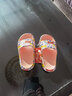 巴布豆儿童拖鞋男女童婴幼儿宝宝凉拖中大童居家室内浴室洗澡防滑一字拖 粉色211 24 内长14.5cm 适合脚长13.5-14cm 实拍图