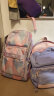 卡拉羊25L减负书包初中高中生大容量背包大学生旅行双肩包CX5448丁香紫 实拍图