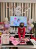 酷依宝 生日装饰气球送女孩周年纪念日后备箱惊喜周岁生日布置派对数字6 实拍图