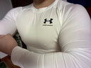 UNDER ARMOURUA HeatGear 男子训练运动长袖紧身衣1361524 白色100 M 实拍图