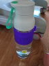 乐扣乐扣（LocknLock）耐热玻璃便携提手水杯子防烫杯套带网片复古波普玻璃杯茶杯 LLG594VOL-500ML-复古紫 实拍图