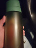 木吉乇（mojito）便携塑料水杯茶杯男女学生运动夏天水瓶大容量水壶600ml 绿色 实拍图