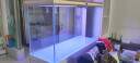 汉霸超白玻璃生态底滤鱼缸客厅家用大型屏风智能龙鱼缸水族箱龙缸 典雅白 屏风1.5米长x53cm宽x86cm缸高/75cm 晒单实拍图