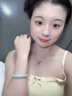 可辰玉手镯天然A货浅绿飘花贵州翠玉镯旺夫镯子送妈妈节日礼物 内径54-55【适合80-95斤】 实拍图