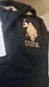 U.S. POLO ASSN.保罗polo衫男秋季商务休闲t恤男纯色百搭上衣男装 经典黑 3XL  实拍图
