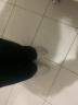 棉致加绒加厚白灰色运动裤子女秋冬季新款宽松阔腿休闲裤卫裤 黑色【8811加绒高品质26.5】 2XL 131-150斤 实拍图