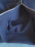 布先生 定制皮标加厚长袖T恤秋季拉链半高领商务男装BT10616 宝蓝 XL/180 晒单实拍图