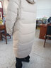 雅鹿品牌长款羽绒服女长过膝新款冬季加厚保暖时尚宽松鸭绒连帽外套 卡其色 M （推荐125-150斤） 实拍图