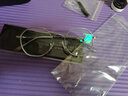 FRANZLISZT 近视眼镜框男女复古眼睛商务眼防蓝光防辐护目镜记忆金属 银色 1.56防雾/防蓝光/缓解护目/多用 实拍图