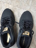 安踏男鞋运动鞋男秋冬季新款软底皮面防水休闲鞋黑色运动跑步鞋子男 (皮面防水)黑/金属金 39 （脚长24.5cm） 实拍图