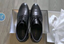 红蜻蜓男士正装商务皮鞋德比鞋婚鞋内增高男鞋 WTA7376 黑色40 实拍图