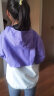 暇步士（Hush Puppies）暇步士童装男女童春季新款中大童撞色夹克外套 绛紫色 160cm 晒单实拍图