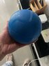 红双喜充气软实心球推荐中考标准体育训练专业比赛男女橡胶铅球学生可用 1kg 蓝色+气针网护腕 实拍图