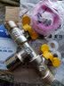 一靓四分三通阀带开关水管分水器活结接头水龙头角阀分流器 14款:T型4分三外丝三通 实拍图