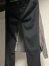 雅鹿休闲西裤男秋冬加绒商务修身西裤弹力通勤西装裤子黑色加绒35 实拍图