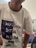 AHK王一博同款指环项链男女潮流嘻哈吊坠七夕情人节礼物送男女朋友 【王一博同款】圆牌戒指双环项链 实拍图
