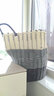 欧凡洛脏衣篮脏衣篓家用脏衣服收纳筐仿藤编大容量收纳筐收衣筐 大号/高38cm白色渐变 实拍图