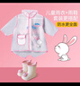 猪爸爸儿童雨衣男童3-6岁幼儿园女童宝宝中童上学专用全身防水雨披粉XL 实拍图