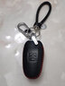 适用于雪铁龙钥匙包真皮钥匙套天逸C5全新爱丽舍C3-XR/C4世嘉C5汽车钥匙扣真皮保护壳 雪铁龙A款全黑色 实拍图