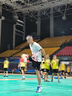 YONEX尤尼克斯羽毛球服舒适速干吸汗透气运动短裤女款220123BCR黑M码 实拍图