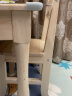 格趣 实木儿童学习桌椅套装儿童写字书桌幼儿园宝饭桌松木小方桌 60*60*52(1桌+2椅) 晒单实拍图