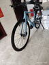 喜德盛（xds）公路车极速380油碟18速平把铝架2025款运动休闲车 25款-海贝蓝420 实拍图