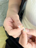 中国黄金（CHINA GOLD）蝴蝶结银耳钉女爆款耳饰高级感时尚饰品生日618礼物送老婆 蝴蝶结耳钉【一对】 实拍图