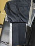 红豆西裤男【免烫垂顺抗皱】商务黑色西装裤职业休闲裤子男西服裤子 鸽蓝【夏季款 随心裁】 33 实拍图