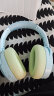 西伯利亚（XIBERIA）羽DM02无线头戴式蓝牙耳机ANC主动降噪音乐游戏运动耳机清新蓝 实拍图