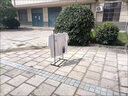 旗梓晾衣架落地卧室折叠室内双杆式晾衣杆学校阳台伸缩单杆式晒衣架子 单杆不伸缩儿童固定款承重5kg） 烤漆钢管 实拍图