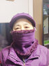 微浪 帽子女中老年人冬季休闲加厚毛线帽加绒保暖围脖妈妈帽连体 实拍图