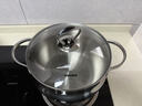 欧美达（omuDa） 欧美达316不锈钢汤锅20cm加高加厚物理不粘锅具双耳炖锅电磁炉通 GJT20-B 20cm 实拍图