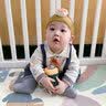 小袋鼠巴布（JOER BABU）奶瓶新生婴儿宽口径PPSU宝宝奶瓶0- 6个月以上学饮一岁带手柄礼盒 松柏绿 260ml 奶瓶+鸭嘴+吸嘴+背带 实拍图