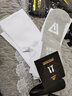 JANUS 加厚毛巾底吸汗防滑运动袜 长筒过膝盖成人儿童训练袜足球袜 JA288 白色 L/XL 建议鞋码42-46使用 实拍图