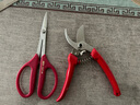 爱丽斯ars130DX日本进口修枝剪刀树剪果树剪花艺剪园艺剪刀修剪树枝剪刀 130DX-R【英文包装红色】 实拍图
