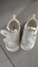卡特兔宝宝学步鞋小K盾秋冬男童婴儿鞋儿童鞋1-3岁软底女童机能鞋 纯净白-皮面 24 内长14.5cm 脚长13.6-14.2 实拍图