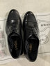 金利来（Goldlion）男鞋春夏款商务正装鞋三接头皮鞋牛津鞋宴会西装鞋婚鞋男士皮鞋 黑色 42 实拍图