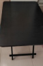 柏立达 折叠桌餐桌家用简易小户型折叠桌组合长方形吃饭桌子摆摊长条桌 黑色单桌 实拍图