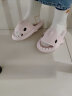 chikoku【明星同款】鲨鱼凉拖鞋男宿舍家用夏季浴室拖鞋厚底防滑外穿 小氙粉【Ⅱ代鲨鱼】 40-41 【适合40-41码】 实拍图