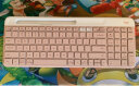 罗技（Logitech）K580键盘无线蓝牙超薄静音键盘 办公键盘电脑手机Mac平板ipad键盘 键鼠套装-茱萸粉【K580+Pebble】 实拍图